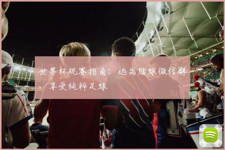 世界杯观赛指南：远离赌球微信群，享受纯粹足球