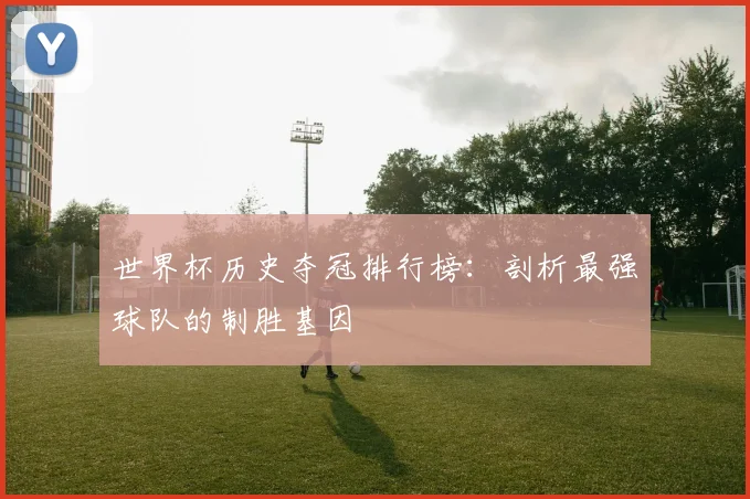世界杯历史夺冠排行榜:剖析最强球队的制胜基因