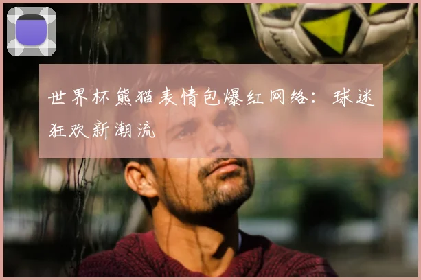 世界杯熊猫表情包爆红网络:球迷狂欢新潮流